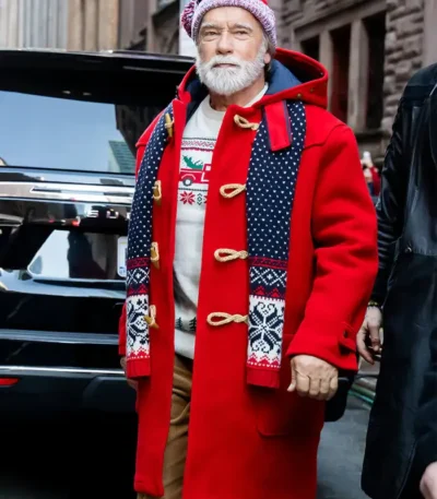 Arnold Schwarzenegger The Man with the Bag Red Coat