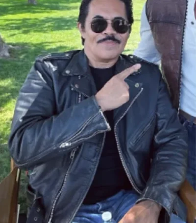 Art Camacho Desert Dawn Black Leather Jacket