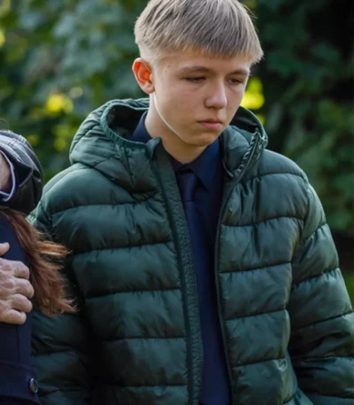 Austin Haynes Unforgivable Green Puffer Jacket