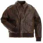 Aviator A-2 Flight Brown Bomber Jacket