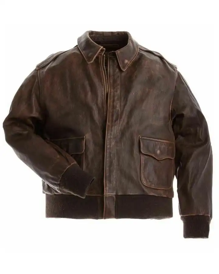 Aviator A-2 Flight Brown Bomber Jacket Aviator A-2 Flight Brown Bomber Jacket