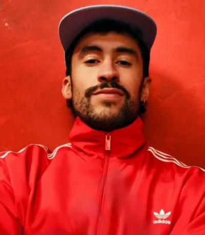 Bad Bunny Adidas Red Jacket
