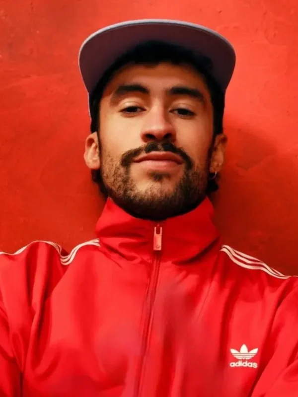 Bad Bunny Adidas Red Jacket