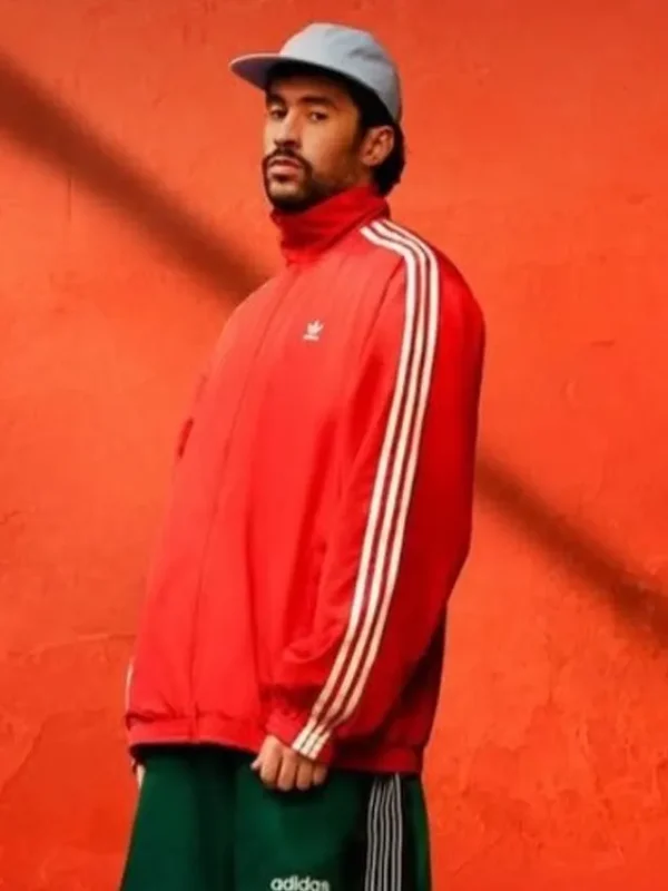Bad Bunny Adidas Red Jacket