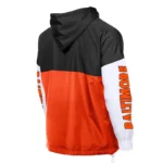 Baltimore Orioles Color Block Orange-Black Hoodie Windbreaker
