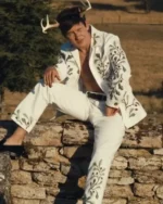 Barry Keoghan White Jacket