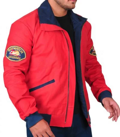 Baywatch Mitch Buchannon Red Jacket