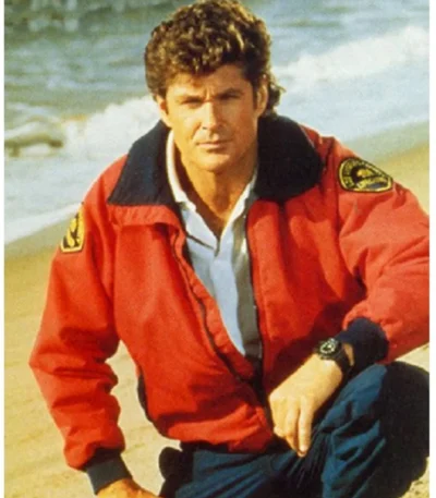 Baywatch Mitch Buchannon Red Jacket