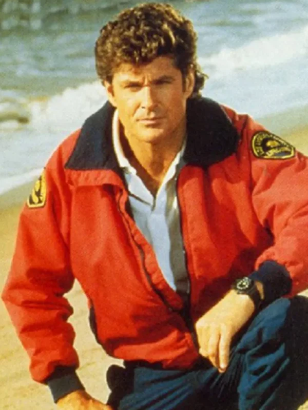 Baywatch Mitch Buchannon Red Jacket