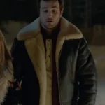 Beau Mirchoff The Finnish Line Black Shearling Leather Jacket