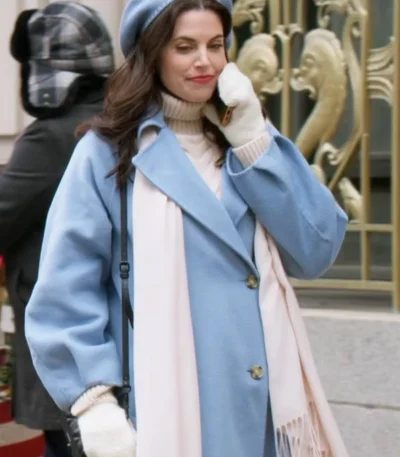 Believe in Christmas Meghan Ory Blue Coat