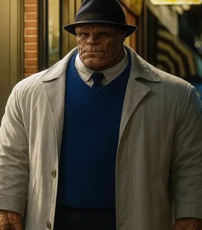 Ben Grimm The Fantastic Four First Steps Grey Coat