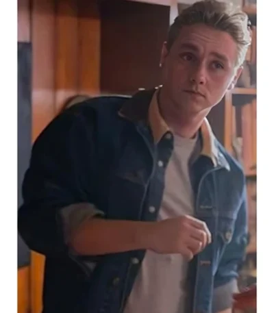 Ben Hardy The Conjuring Last Rites Blue Denim Jacket