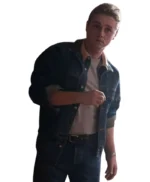 Ben Hardy The Conjuring Last Rites Blue Denim Jacket