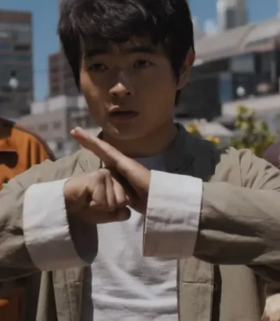 Ben Wang Karate Kid: Legends Grey Cotton Jacket