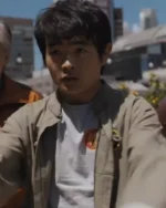 Ben Wang Karate Kid: Legends Grey Cotton Jacket