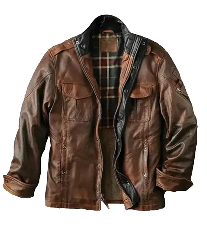Bend In The Road Brown Leather Jacket Bend In The Road Brown Leather Jacket