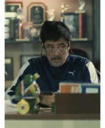 Benicio Del Toro One Battle After Another Blue Jacket