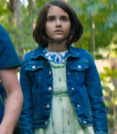 Bianca Belle Sketch Blue Denim Jacket