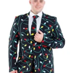 Big and Tall Christmas Suit Jacket