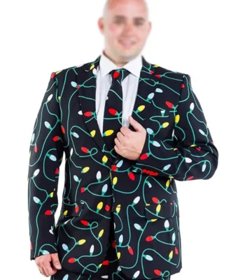 Big and Tall Christmas Suit Jacket