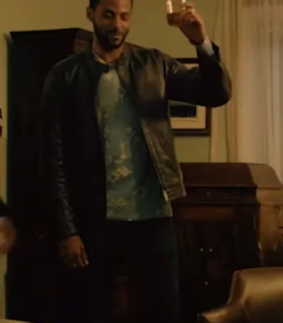 Bilal Irving Warrior Strong Black Leather Jacket