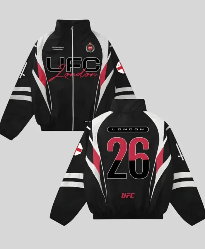 Black UFC London Jacket Black UFC London Jacket