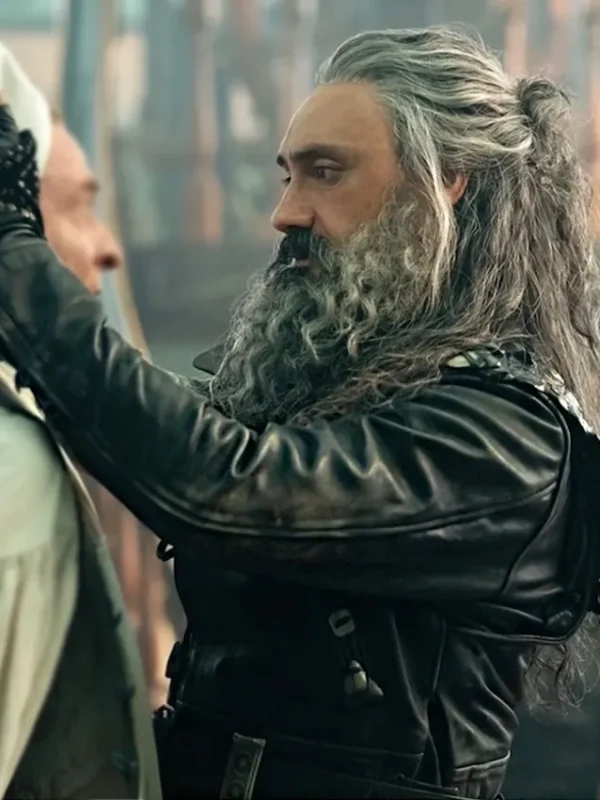 Our Flag Means Death Blackbeard Black Leather Jacket