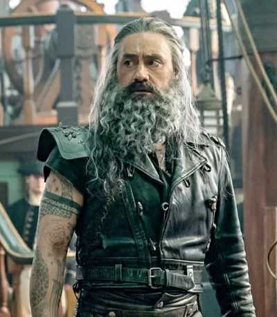 Our Flag Means Death Blackbeard Black Leather Jacket