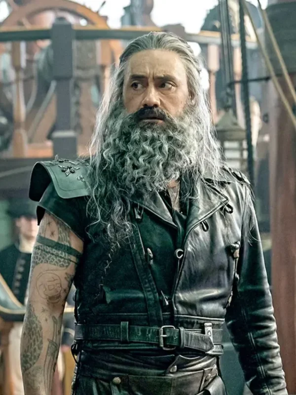 Our Flag Means Death Blackbeard Black Leather Jacket