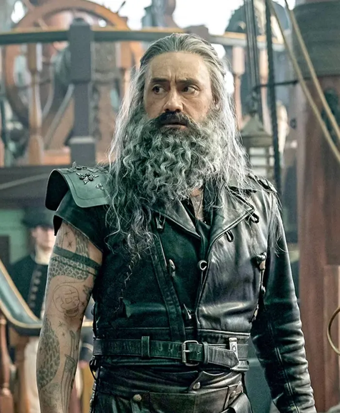 Our Flag Means Death Blackbeard Black Leather Jacket Our Flag Means Death Blackbeard Black Leather Jacket