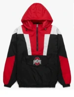Blackout Ohio State Buckeyes Pullover Hooded Jacket