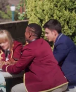Blood & Water S03 Leroy Siyafa Maroon Coat