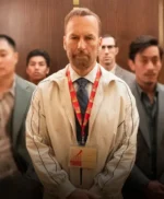 Bob Odenkirk Nobody 2 White Bomber Jacket