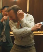 Bob Odenkirk Nobody 2 White Bomber Jacket