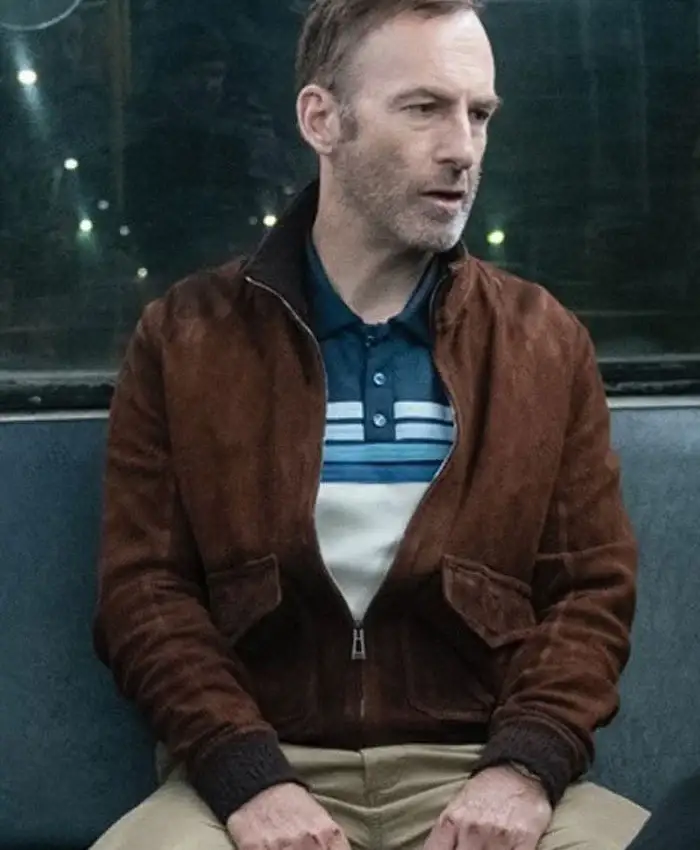 Bob Odenkirk Nobody Hutch Mansell Brown Jacket Bob Odenkirk Nobody Hutch Mansell Brown Jacket