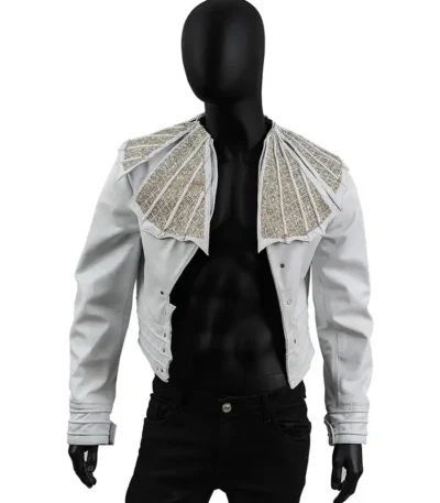 Bohemian Rhapsody Angry Lizard White Jacket