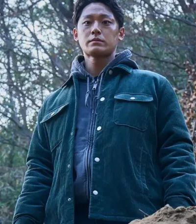 Bong Gil Exhuma 2024 Corduroy Jacket