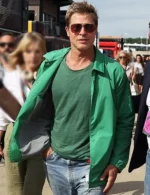 Brad Pitt F1 Green Jacket
