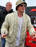 Brad Pitt F1 Quilted Polyester Jacket