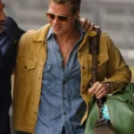 Brad Pitt F1 Suede Leather Jacket
