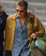 Brad Pitt F1 Suede Leather Jacket