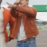 Brad Pitt F1 The Movie Suede Leather Jacket