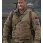 Brad Pitt Fury Cotton Jacket