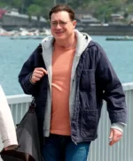 Brendan Fraser Rental Family Blue Cotton Jacket