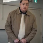 Brendan Fraser Rental Family Brown Cotton Jacket