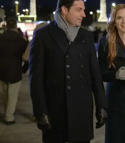 Brennan Elliott Christmas in Vienna Black Coat