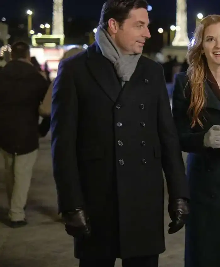 Brennan Elliott Christmas in Vienna Black Coat Brennan Elliott Christmas in Vienna Black Coat