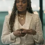 Brewster’s Millions: Christmas China Anne McClain Sequin Blazer