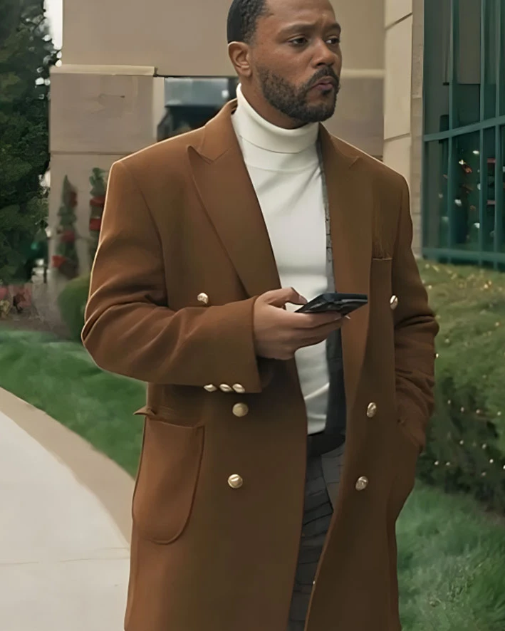 Brewster’s Millions Christmas Romeo Miller Brown Long Coat Brewster’s Millions Christmas Romeo Miller Brown Long Coat